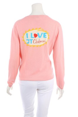 Joe Taft Pullover 100% Kaschmir D 40 rosa