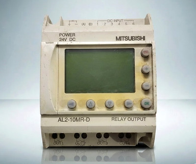 Mitsubishi AL2-10MR-D 24VDC 8A Alpha 2 Programmable Logic Controller Micro PLC