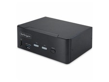StarTech 2-Port Dual-Monitor DisplayPort 1.4 KVM Switch - 8K 60Hz / 4K 144Hz -