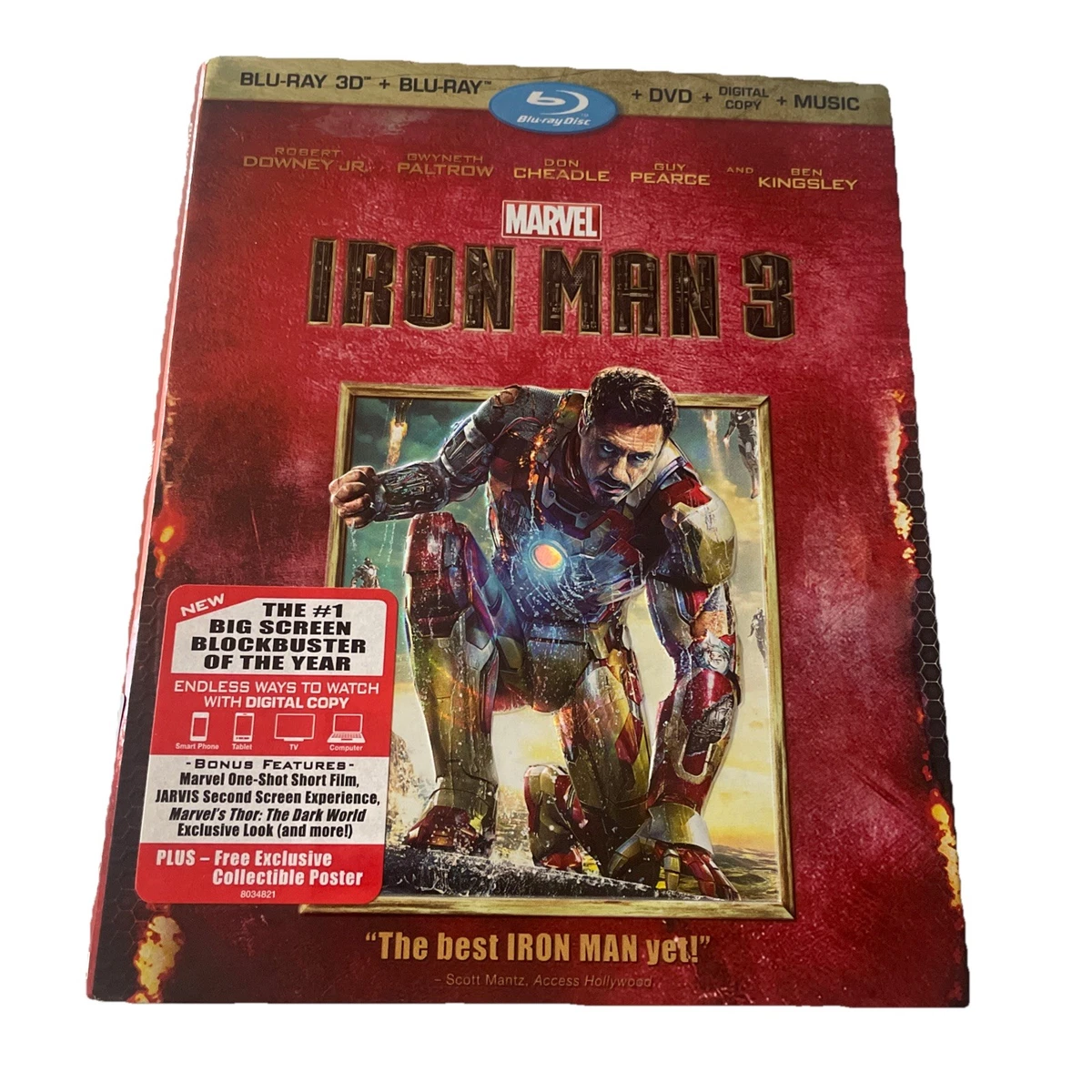 Iron Man 3 DVDs for sale | eBay
