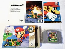 Super Mario 64 Player's Choice Nintendo 64, 1999 Complete w/Box Manual N64