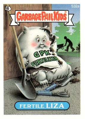 Garbage Pail Kids Topps Series 13 #532a Fertile Liza