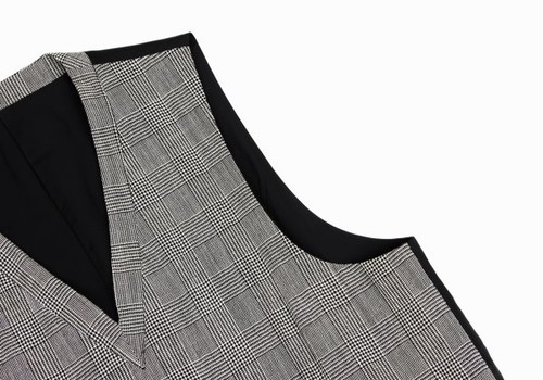 COMME des GARCONS HOMME Checked Pullover Vest Size S-M(K-158484) - Picture 3 of 11