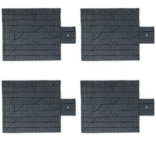 4Pk Heavy Duty Heavy Duty 18oz Lumber Tarp 24x27 (8' Drop) - Black