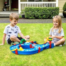 Water Table For Toddlers Kids Activity Play Waterway Fun-Filled Water Play Park