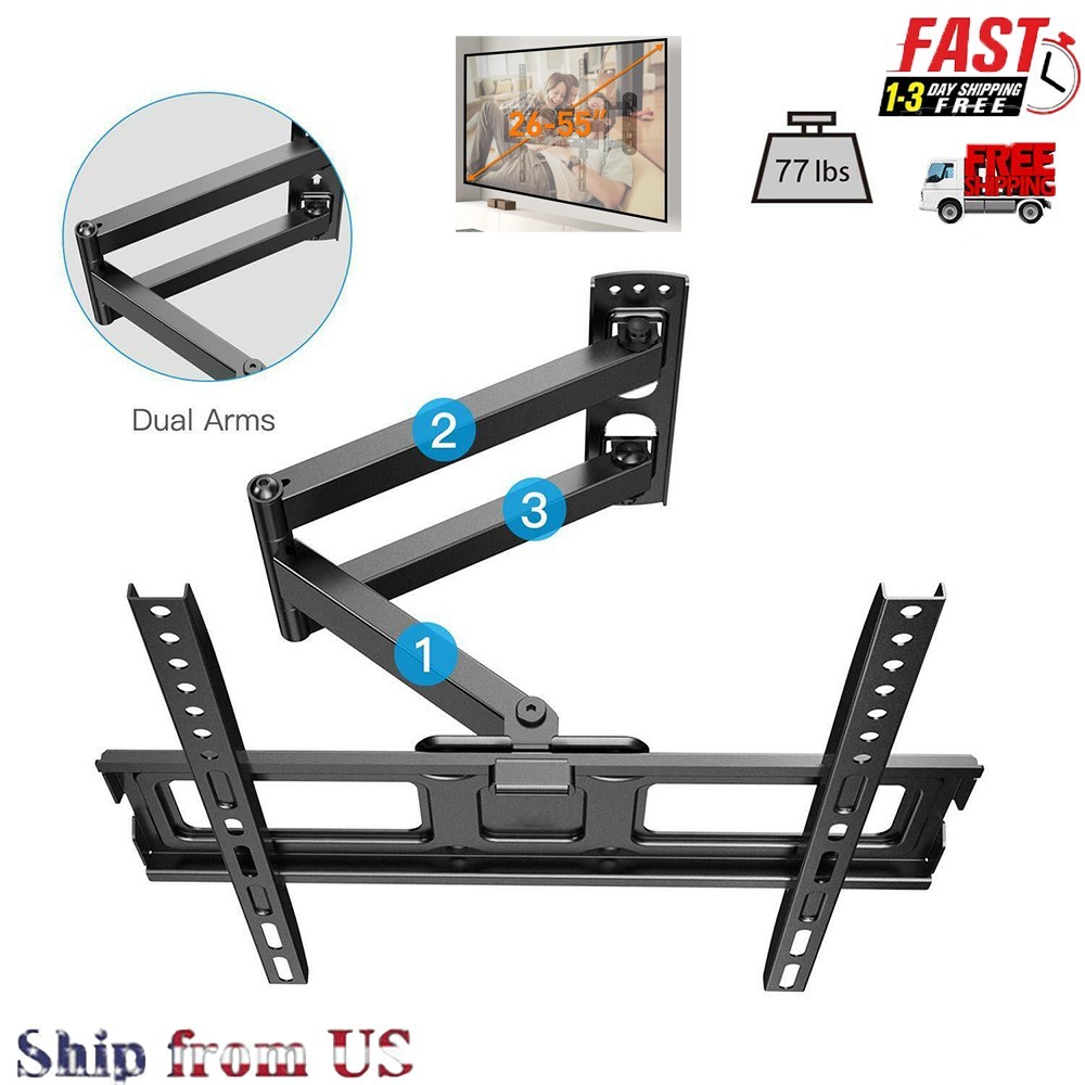 Extended Full Motion TV Wall Mount Wall-mounted To Stretch R
