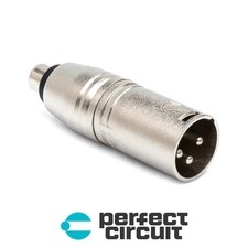 Hosa GXM-133 RCA to XLR3M In-line Audio ADAPTER - NEW - PERFECT CIRCUIT