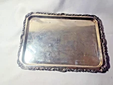 Vtg Reed & Barton Wallace Silver-soldered Tray Mermod Jaccard St Louis