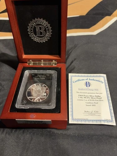 1964 PEACE DOLLAR Private Issue 1  troy-ounce .999 Fine Proof CHEAPEST ON EBAY