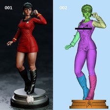 Sci-fi Woman 1/8 1/4 1/3 1/2 3D Print Model Kit Unpainted Unassembled 2 Ver NSFW