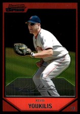 Kevin Youkilis 2007 Bowman Chrome #113 Red Sox MLB READ FREE SHIP AutographDen