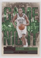 2020-21 Panini Contenders Game Night Ticket Red Khris Middleton #7 11ct