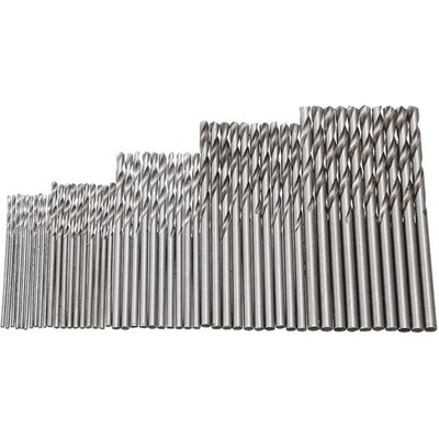 50pcs HSS High Speed Steel Twist Drill Bits Metal Wood Drilling 1/1.5/2/2.5/3mm