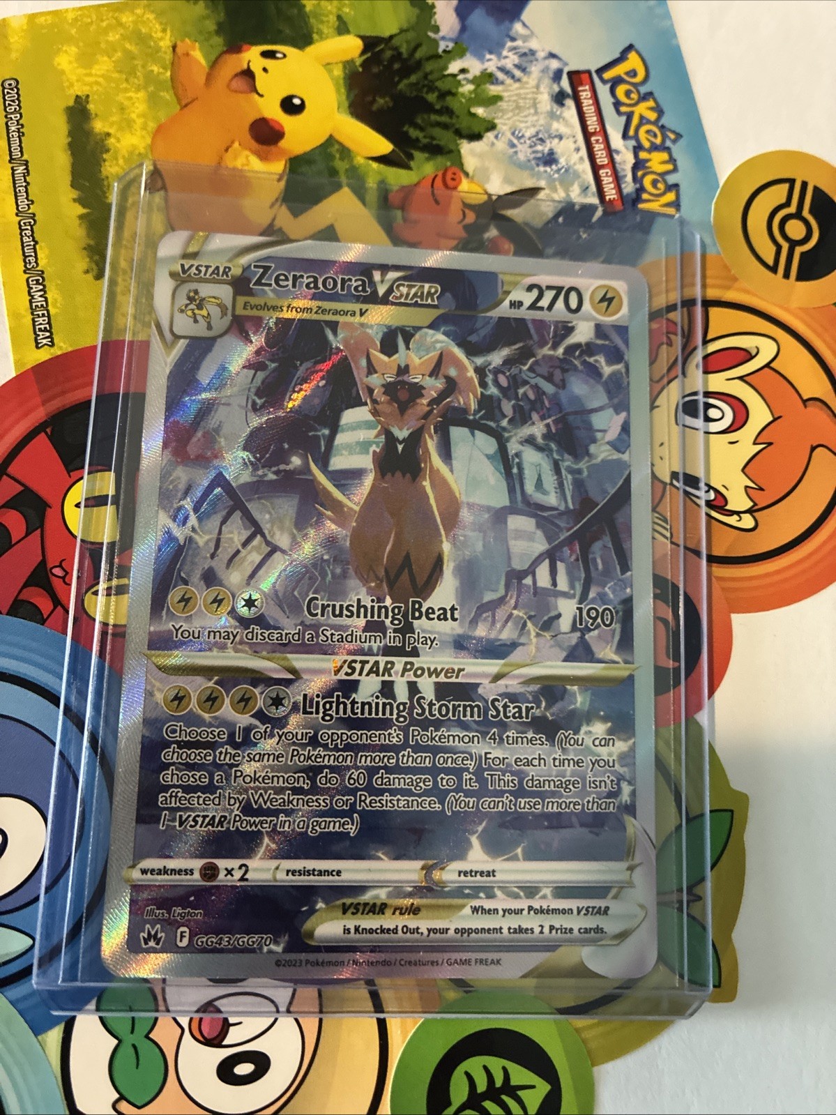 Pokemon TCG Zeraora VSTAR GG43/GG70