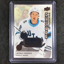 2024-25 Premier Hockey JOSH DOAN Base Rookie Jersey Relic Bronze #111