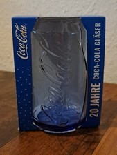 McDonalds Coca Cola Glas 2025 Blau 20 Jahre Jubil&auml;um Edition NEU OVP