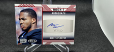 Autographed Alex Taylor 2020 SAGE Hit Premier Draft Rookie Auto Red Card #A95