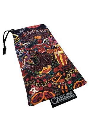 New Carlos Santana Soft Eyeglasses Drawstring Pouch