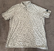 Adidas Golf Shirt Mens XL Camo Camouflage Polo All Over Print