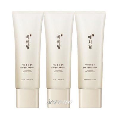 The Face Shop YEHWADAM Silky Skin Sun Blur 20ml (0.67oz) x 3EA (SPF50+ PA++++)