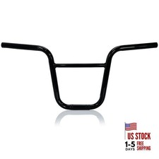  7/8'' Mini Bike Handlebar, 10.5'' Rise Crossbar Design for Motovox MBX10 Black