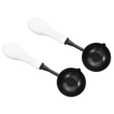 4" Wax Seal Spoon, 2Pcs Painted Wax Sealing Melting Spoon, White
