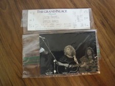 1992 Louise Mandel/Emmylou Harris original concert ticket stub/photo