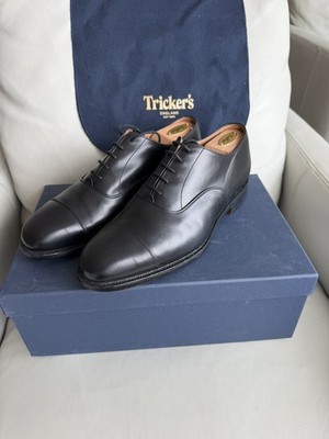 Tricker s Regent Oxford Black UK 9.5/U.S. 10.5 ($695 MSRP) Superb Condition