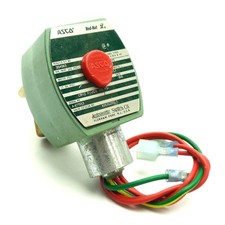 Asco 8263G205LT Solenoid Valve 100 Psi Cryo, 1/4" NPT, 240v AC Coil 17.1W