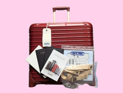 RIMOWA Salsa Deluxe Business Trolley | NEU + Etikett | Polycarbonate | Rot