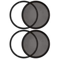 2 Goldwood Sound SG-M10 Steel Mesh Snap On Woofer Grills for 10" Speakers