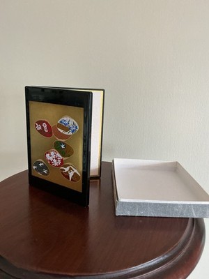 Japanischer Kaga Vintage Bilderrahmen ''Ein Geschenk des Außenministeriums'' 