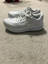 Brooks Ghost Max 2 Men's White Lace-Up Mesh Low Top Running Shoes Rubber