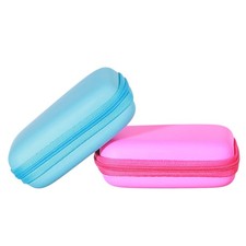 2 Pcs Headphone Storage Bags Earphone Organizer Case Cable Carry