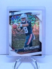 2025 Panini Prizm - Kyle Williams #336 White Disco Prizm (RC) Patriots