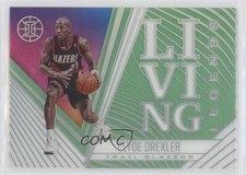 2020-21 Panini Illusions Living Legends Emerald Clyde Drexler #16 HOF 2u3