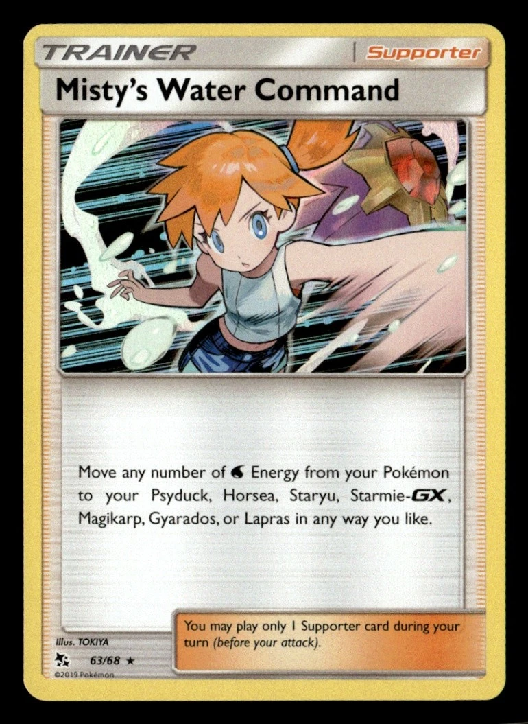 Misty's Water Command Pokémon TCG Cards for sale | eBay
