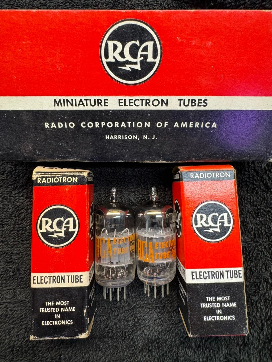 Tube électronique 12AV7 RCA - Neuf, Stock Ancien