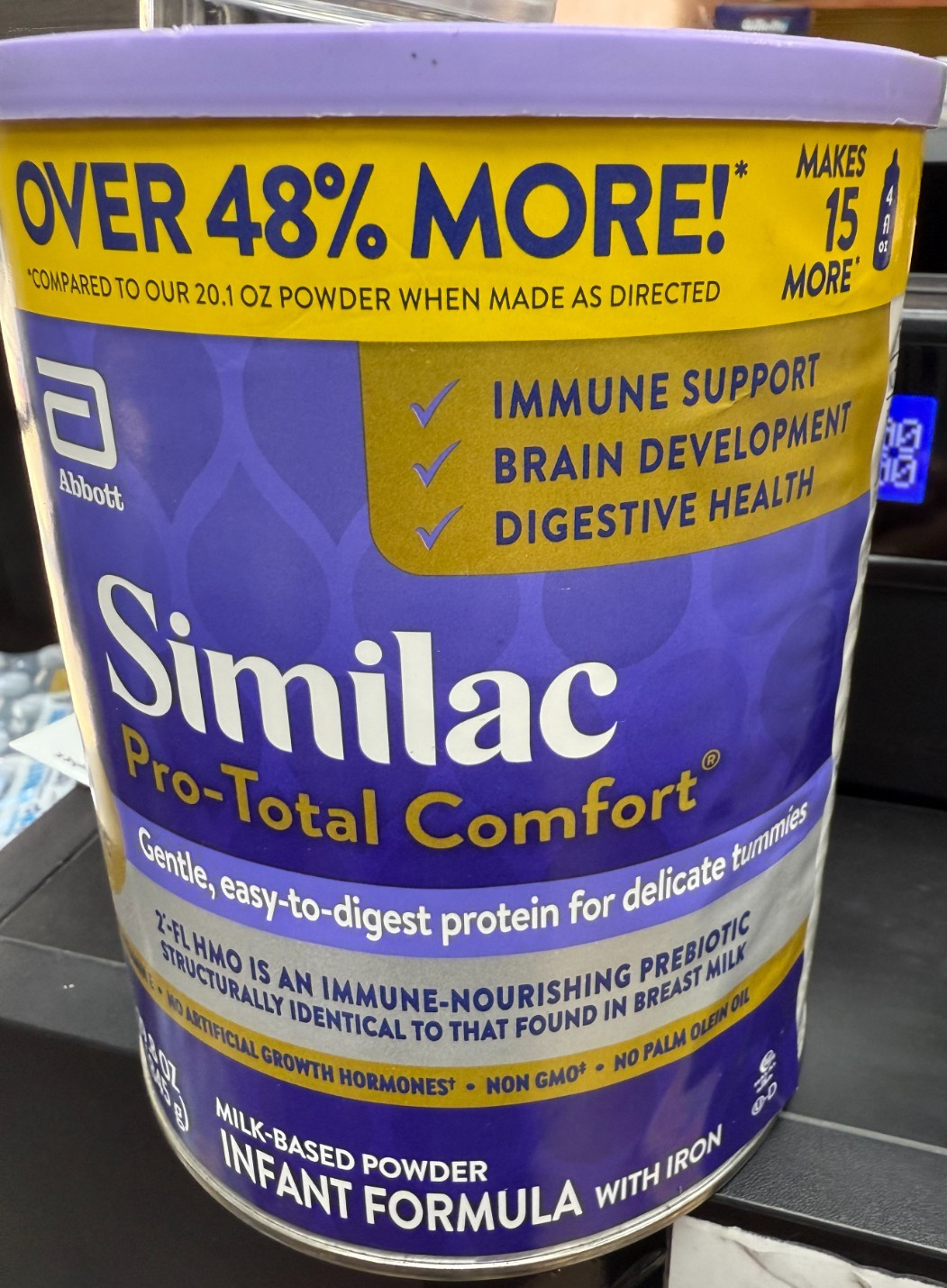 4 cans Similac Pro-Total Comfort 29.8oz EXP: 07/2026
