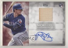 2020 Topps Major League Material Series 2 17/50 Nick Solak #MJMA-NS Auto 2f9