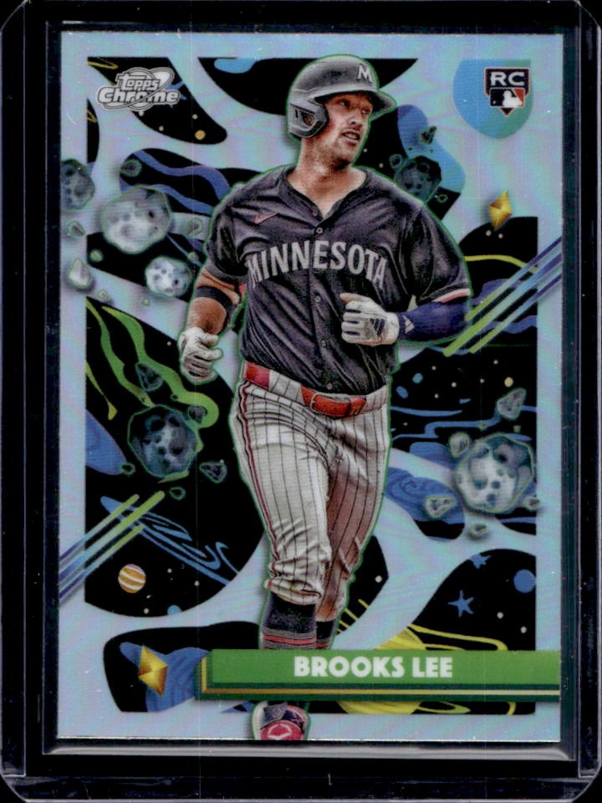 2025 Topps Cosmic Chrome Brooks Lee RC Refractor Rookie #129 Twins