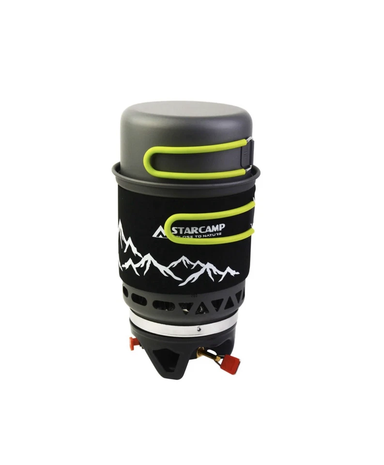 STARCAMP 1000+500ml Outdoor Camping Cooking System Hiking jetboil, fire maple - Image 2 of 4