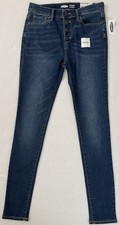 Old Navy Rockstar Skinny Jeggings 16 Kids Jeans Leggings Button Fly High Rise