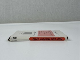 SNK NEOGEO Memory Card original CIB tested and working NEO-IC8 Complete