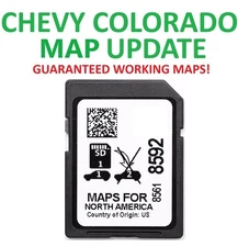 MAP UPDATE: CHEVY COLORADO 2019-2023  GPS Navigation SD Card 85618592