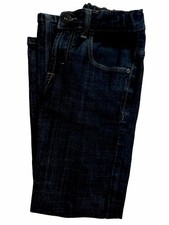 Wrangler Boys Jeans Size 8 Slim Adjustable Waist Blue Denim EUC