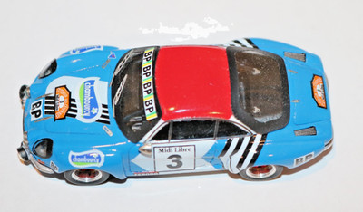 1/43 ALPINE A110 ''BP''SERPAGGI CEVENNES 1975 BUILT PROVENCE MOULAGE MODEL