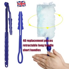2026 FLASH Dust Magnet Duster STARTER KIT with 2 HANDLE & 40 REFILLS UK