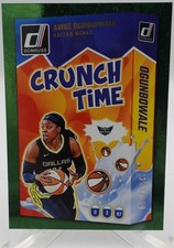 2025 Donruss WNBA #1 Arike Ogunbowale Crunch Time Green Fireworks #/399