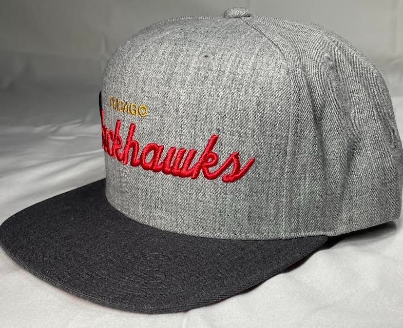 Chicago Blackhawks Mitchell & Ness Script Hat – S… - image 2